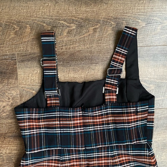 Volcom Plaid Overall Dress - Picture 5 of 6